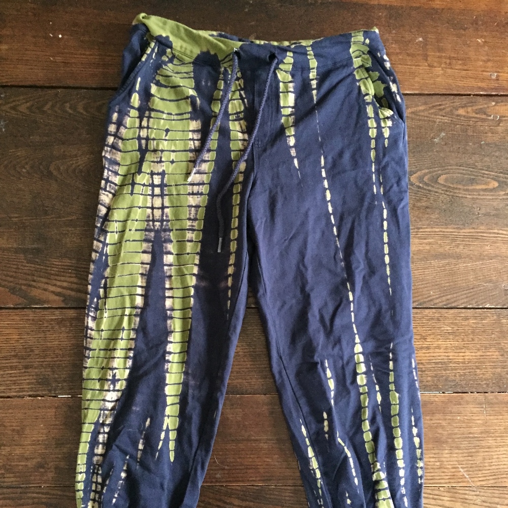 Jak & Peppar drawstring tie-dyed pants